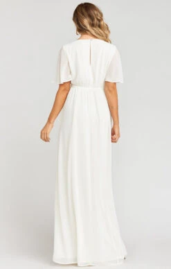 Show Me Your Mumu Emily Empire Maxi Dress ~ Wedding Cake Chiffon -Show Me Your Mumu 08cf8d503cbec91e1be61596ce1d9c57
