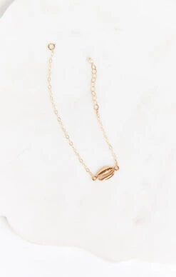 Show Me Your Mumu Ki.ele Jewelry Ocean Cowrie Shell Anklet ~ 14K Gold -Show Me Your Mumu 0fec8c2fda5199f699c34d8bade1e51c