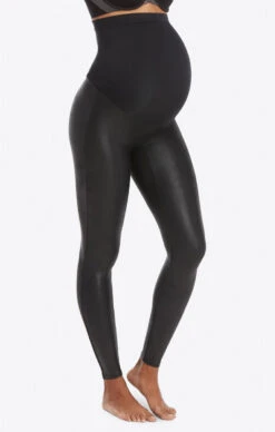 Show Me Your Mumu SPANX Mama Faux Leather Leggings ~ Black