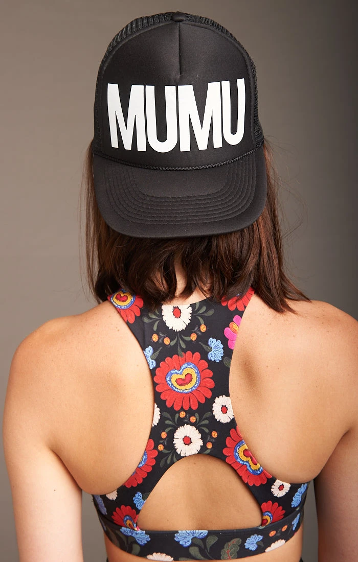 Show Me Your Mumu MUMU Trucker Hat ~ Black And White 6 Show Me Your Mumu MUMU Trucker Hat ~ Black And White - Image 4