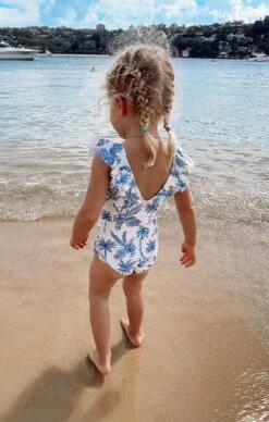 Show Me Your Mumu Madeline One Piece ~ Blue Lagoon Palm