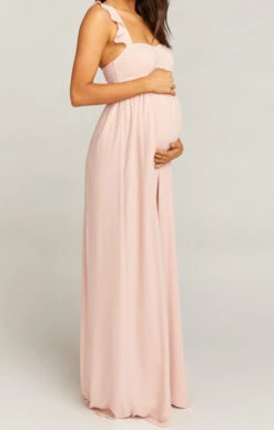 Show Me Your Mumu June Maxi Dress ~ Dusty Blush Crisp -Show Me Your Mumu 1c630d09ed69d324e05d75fcb15441f8