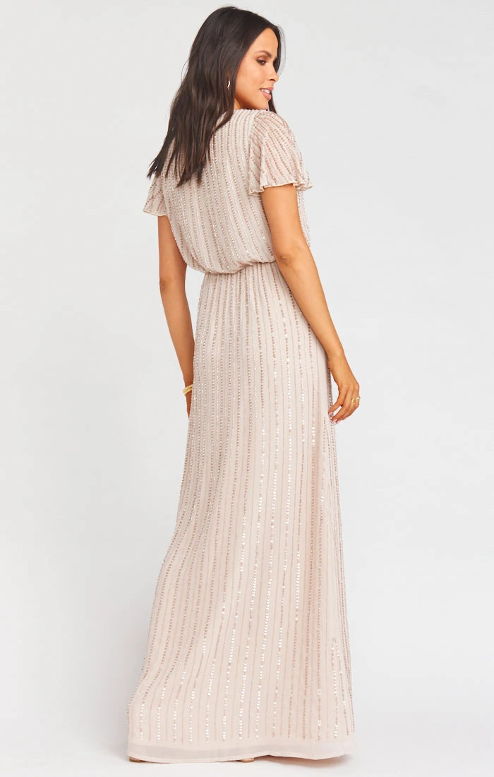 Show Me Your Mumu Michelle Flutter Maxi Dress ~ Show Me The Ring Beaded 5 Show Me Your Mumu Michelle Flutter Maxi Dress ~ Show Me The Ring Beaded - Image 3