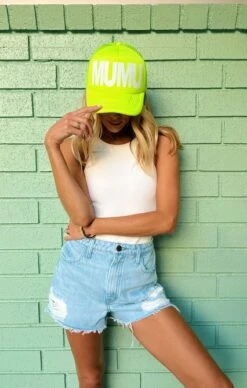 Show Me Your Mumu MUMU Trucker Hat ~ Neon Yellow 13 Show Me Your Mumu MUMU Trucker Hat ~ Neon Yellow -Show Me Your Mumu 2686FF40 265C 499D B849 7CA9E2DCB422