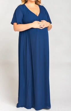Show Me Your Mumu Emily Empire Maxi Dress ~ Rich Navy Crisp -Show Me Your Mumu 2de5b73402fee291a07e25f1f3bd73e9