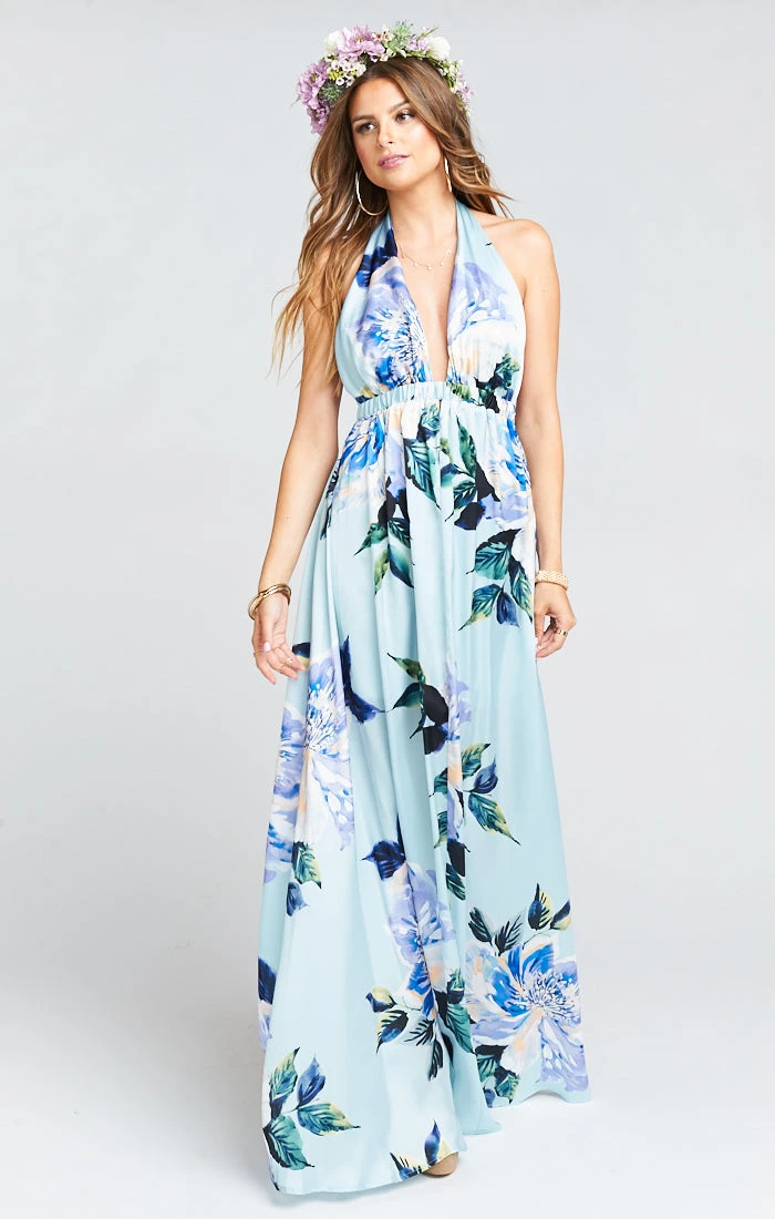 Show Me Your Mumu Luna Halter Dress ~ Mint To Be Floral 4 Show Me Your Mumu Luna Halter Dress ~ Mint To Be Floral - Image 2