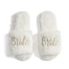 Show Me Your Mumu Bride Fuzzy Slippers ~ White/Gold -Show Me Your Mumu 33 28 010IV 1024x1024 e04a0716 ede2 468e b7e7 bc3167e197ae