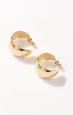 Show Me Your Mumu Faithy Jewels Large Lucy Hoop Earrings ~ Gold