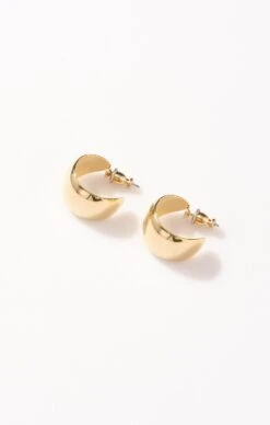 Show Me Your Mumu Faithy Jewels Mini Lucy Hoop Earrings ~ Gold