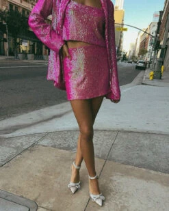 Show Me Your Mumu Billini Elope Heel ~ Gold Glitter -Show Me Your Mumu 3B792C36