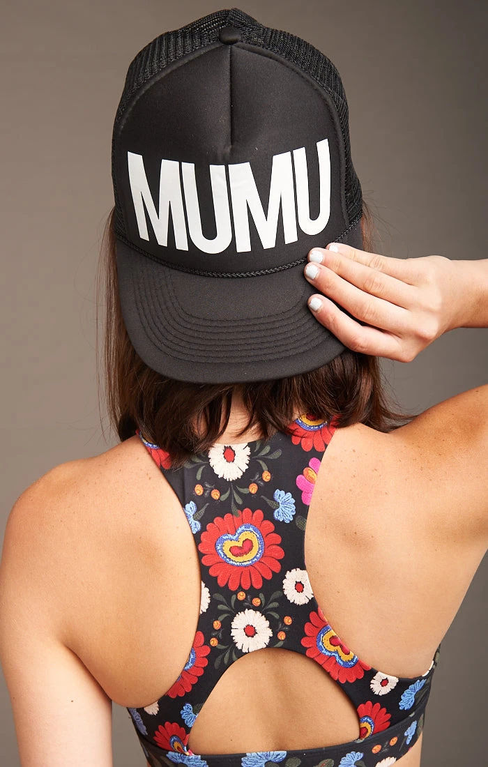 Show Me Your Mumu MUMU Trucker Hat ~ Black And White 7 Show Me Your Mumu MUMU Trucker Hat ~ Black And White - Image 5