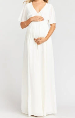 Show Me Your Mumu Emily Empire Maxi Dress ~ Wedding Cake Chiffon -Show Me Your Mumu 3cf462b7ff30913a966e89380ac54df9