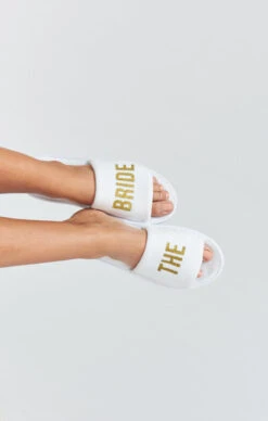 Show Me Your Mumu The Bride Slippers ~ White -Show Me Your Mumu 3d4b84006d6f80b3b981ed17b9fceda3