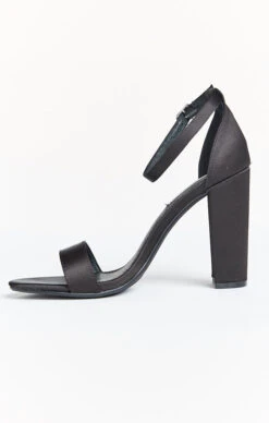 Show Me Your Mumu Steve Madden Carrson Heels ~ Black Satin -Show Me Your Mumu 4d8d79649f74ae3e9d214abfd95310fb