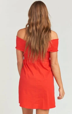 Show Me Your Mumu Mandy Smocked Dress ~ Cherry Poplin -Show Me Your Mumu 502ed4a7361c3e635c0d6daa8b0db7b4