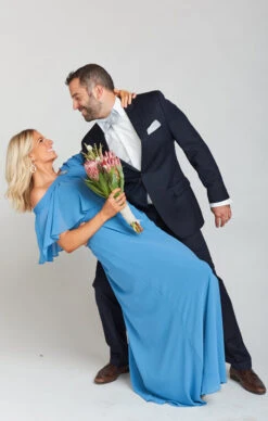 Show Me Your Mumu Sam Pocket Square ~ Steel Blue Stripe -Show Me Your Mumu 5c4490e0ed9313ac95ec3785aa75af9d