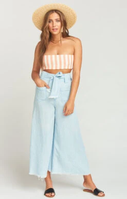 Show Me Your Mumu Kenny Scarf Top ~ Dreamsicle Stripe Linen -Show Me Your Mumu 64a77928de45a145a0dd27bfd6eb9871