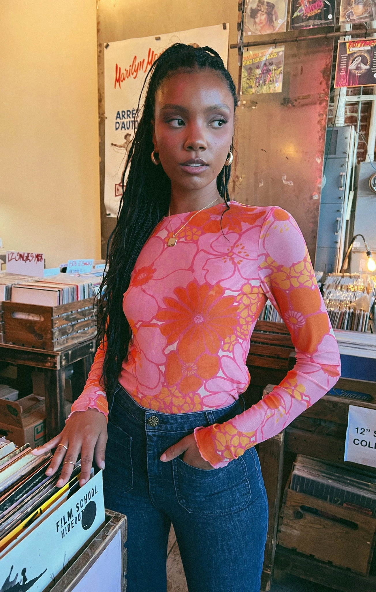 Show Me Your Mumu Daphne Top ~ Retro Garden Mesh 6 Show Me Your Mumu Daphne Top ~ Retro Garden Mesh - Image 4