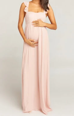 Show Me Your Mumu June Maxi Dress ~ Dusty Blush Crisp -Show Me Your Mumu 6aeebdc16baed9eaadd4be042938ae38