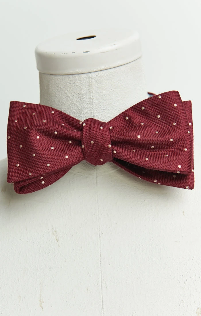 Show Me Your Mumu Josh Bow Tie ~ Merlot Dot 3 Show Me Your Mumu Josh Bow Tie ~ Merlot Dot