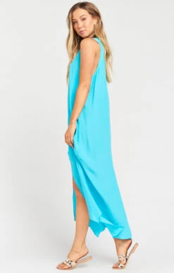Show Me Your Mumu Brandi Dress ~ Turquoise Crepe -Show Me Your Mumu 6f53fc3eb92a906a28aad6e8fc76dc02