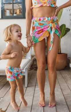 Show Me Your Mumu Little Grom Trunks ~ Flower Market -Show Me Your Mumu 724A0228