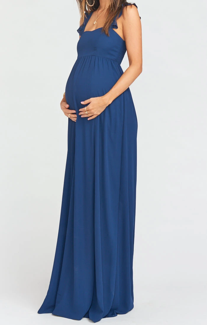 Show Me Your Mumu June Maxi Dress ~ Rich Navy Crisp 9 Show Me Your Mumu June Maxi Dress ~ Rich Navy Crisp - Image 7