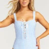 Show Me Your Mumu Lucia One Piece ~ Nautical Stripe