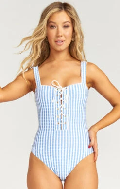 Show Me Your Mumu Lucia One Piece ~ Nautical Stripe