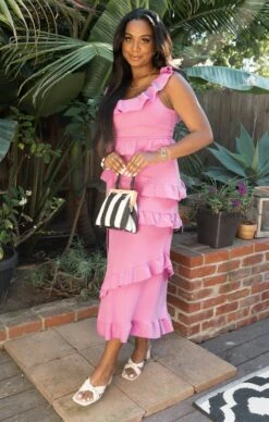 Show Me Your Mumu Greta Dress ~ Pink Lilac Stretch -Show Me Your Mumu 7D1499E3 F9AA 42CA 8FB7 6908A5E8B5D9