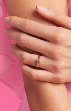 Show Me Your Mumu Barbie Script Ring ~ Gold -Show Me Your Mumu 7c501f7a9cc035786d4e95dd8c3f6d51