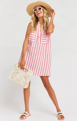 Show Me Your Mumu Wendy Tunic Dress ~ Dock Stripe Red