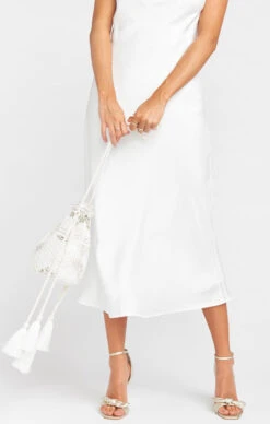 Show Me Your Mumu Cleobella X Mumu Penelope Beaded Bucket Bag ~ White -Show Me Your Mumu 816da6ef983a852a9fa390ef6d132296