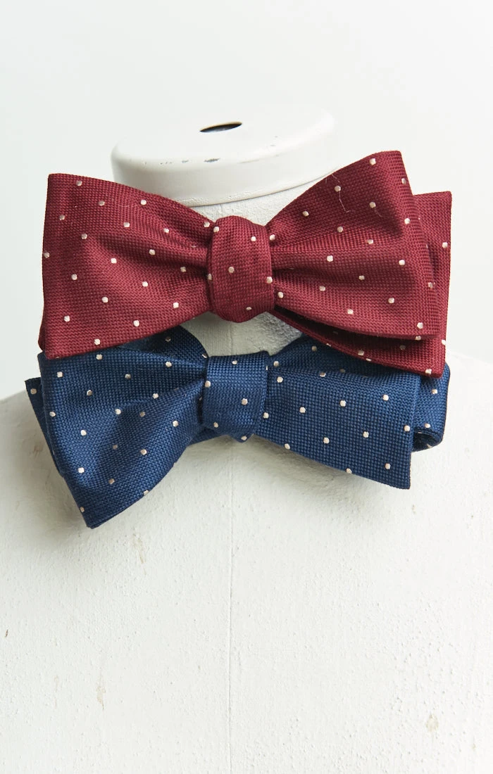 Show Me Your Mumu Josh Bow Tie ~ Merlot Dot 7 Show Me Your Mumu Josh Bow Tie ~ Merlot Dot - Image 5