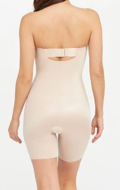 Show Me Your Mumu SPANX Suit Your Fancy Strapless Cupped Mid-Thigh Bodysuit ~ Champagne Beige -Show Me Your Mumu 84612a95ed1d833737d4120d710871a6f38a151a