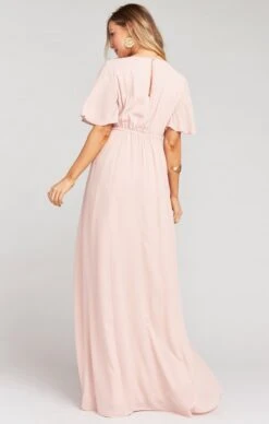 Show Me Your Mumu Emily Empire Maxi Dress ~ Dusty Blush Crisp -Show Me Your Mumu 87eefb25c35de18abc65ccf8d85f23d3
