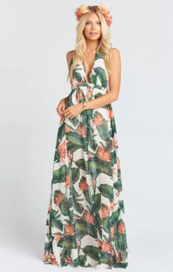 Show Me Your Mumu Luna Halter Dress ~ Paradise Found -Show Me Your Mumu 8a0d1e33846d1317247f931e283bf751