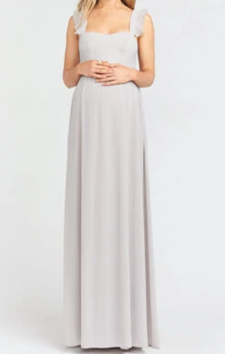 Show Me Your Mumu June Maxi Dress ~ Dove Grey Chiffon -Show Me Your Mumu 8f178beb9d4759a85ff747146ccb41ae