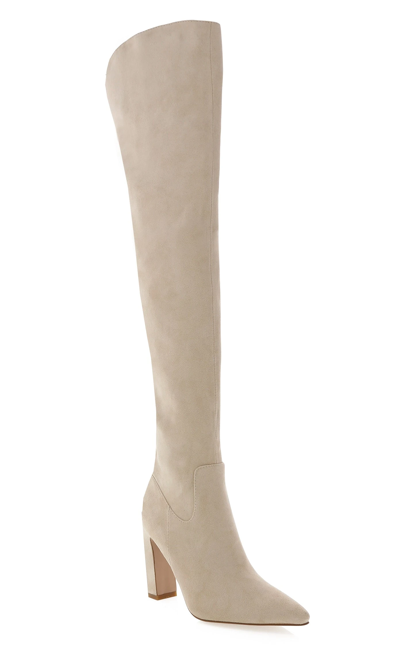 Show Me Your Mumu Billini Aaliyah Thigh High Boots ~ Cream Suede 9 Show Me Your Mumu Billini Aaliyah Thigh High Boots ~ Cream Suede - Image 7