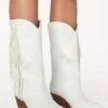 Show Me Your Mumu Billini Andi Fringe Boot ~ White -Show Me Your Mumu ANDI WHITE