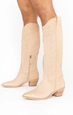 Show Me Your Mumu Dolce Vita Solei Western Boot ~ Dune