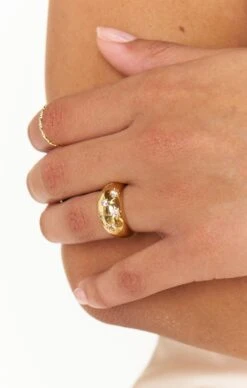 Show Me Your Mumu Miranda Frye Margot Ring ~ 18K Gold Plated