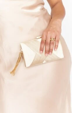 Show Me Your Mumu Belle Clutch Bag ~ Champagne