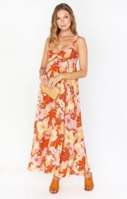 Show Me Your Mumu Penelope Midi Dress ~ Party Poppy Blooms -Show Me Your Mumu BF1 0431 RE93 01