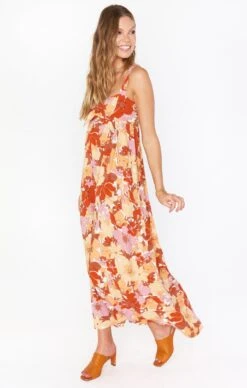 Show Me Your Mumu Penelope Midi Dress ~ Party Poppy Blooms -Show Me Your Mumu BF1 0431 RE93 01 3