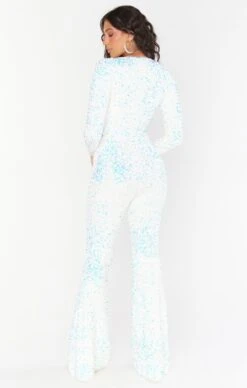 Show Me Your Mumu Martina Wrap Jumpsuit ~ White Sparkle Sequin 17 Show Me Your Mumu Martina Wrap Jumpsuit ~ White Sparkle Sequin -Show Me Your Mumu BF2 5290 IW92 03