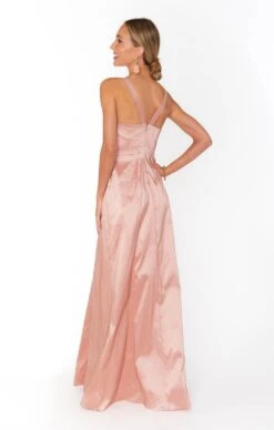 Show Me Your Mumu Charlotte Bow Dress ~ English Rose Taffeta -Show Me Your Mumu BF3 5371 DB77 01