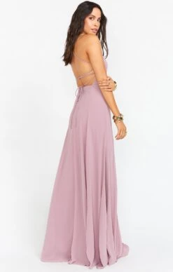 Show Me Your Mumu Godshaw Goddess Gown ~ Antique Rose Chiffon -Show Me Your Mumu BF7 0057N AR24 004