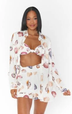 Show Me Your Mumu Disilvio Shorts ~ Shell Linen -Show Me Your Mumu BM3 5368 SH56 02