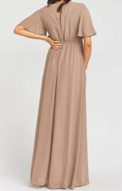 Show Me Your Mumu Emily Empire Maxi Dress ~ Dune Chiffon -Show Me Your Mumu BM9 0223N DU24 07